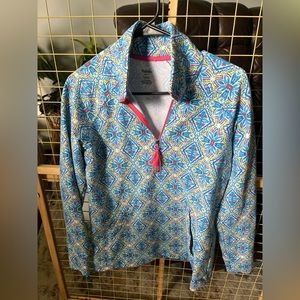 Rafaella long sleeve half zipper